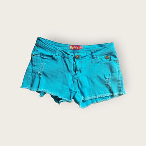 Apple Bottom Distressed VTG Y2K Women's Shorts Sz 13/14 *Flaws* Read Description